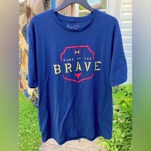 Under Armour x Project Rock Men’s Home of The Brave Graphic T-shirt Size XL